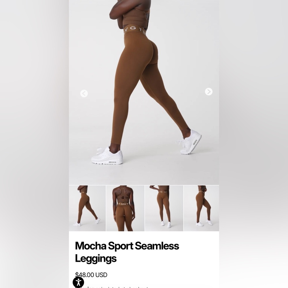 NVGTN Mocha High-Waisted Leggings